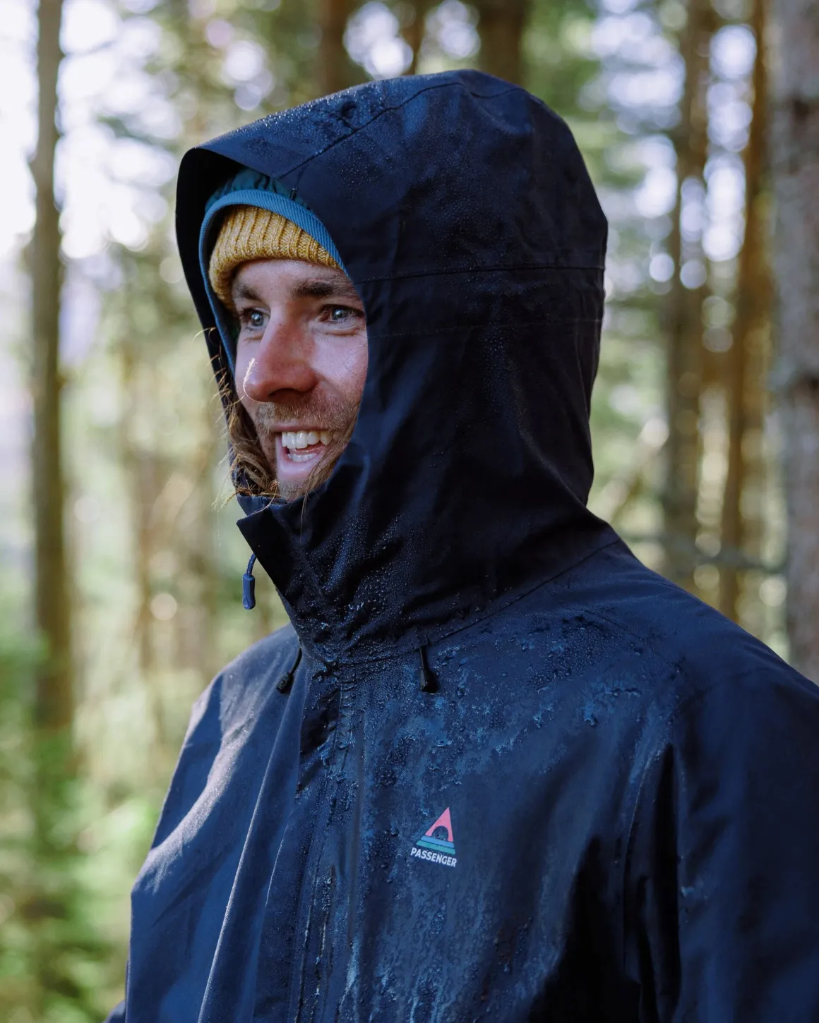 Downpour Recycled Waterproof Jacket - Rich Navy