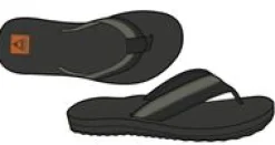 Downriver Flip Flop - Khaki Green