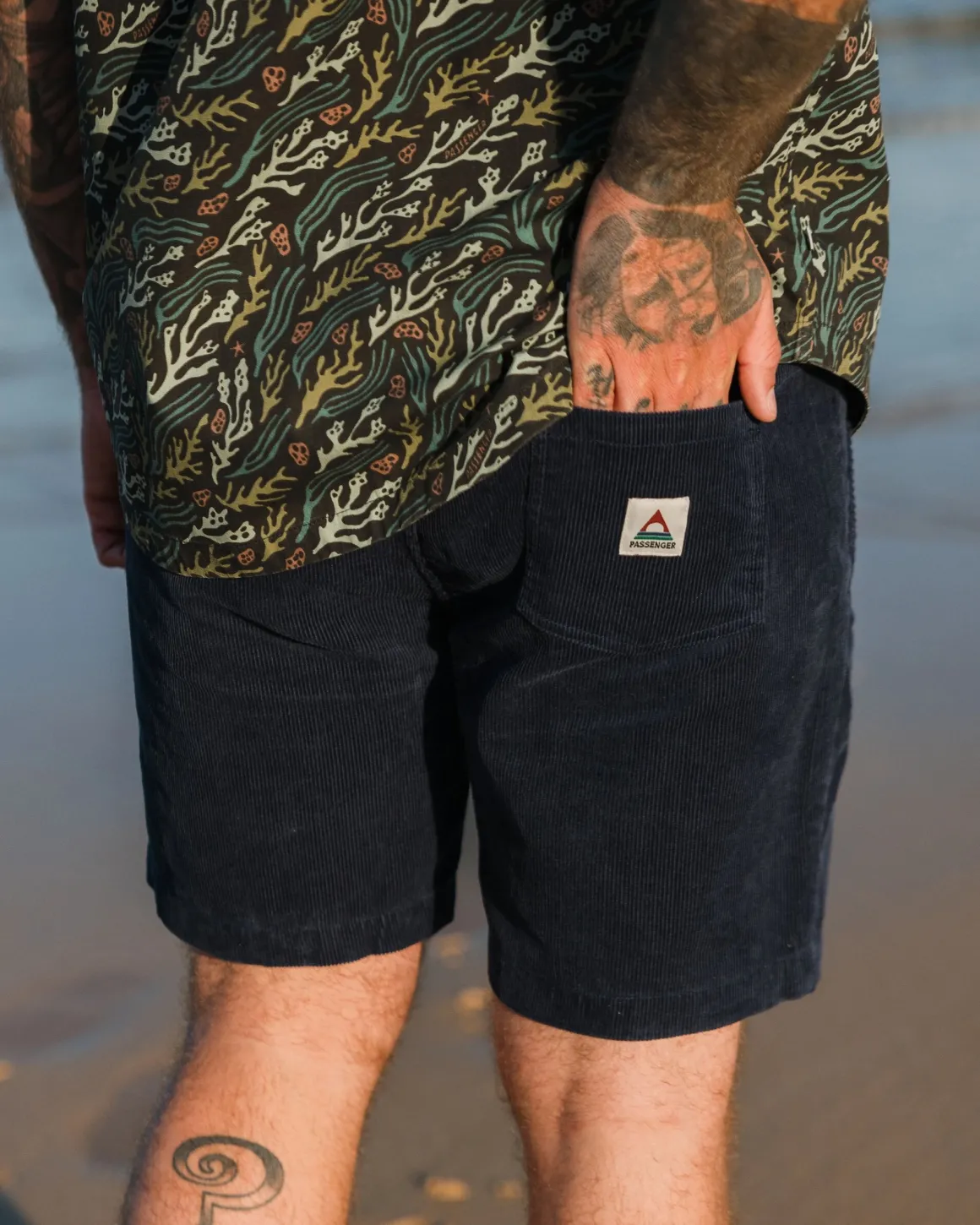 Drifter Cord Shorts - Rich Navy