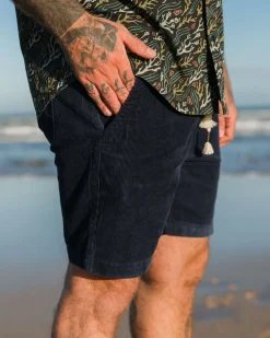 Drifter Cord Shorts - Rich Navy