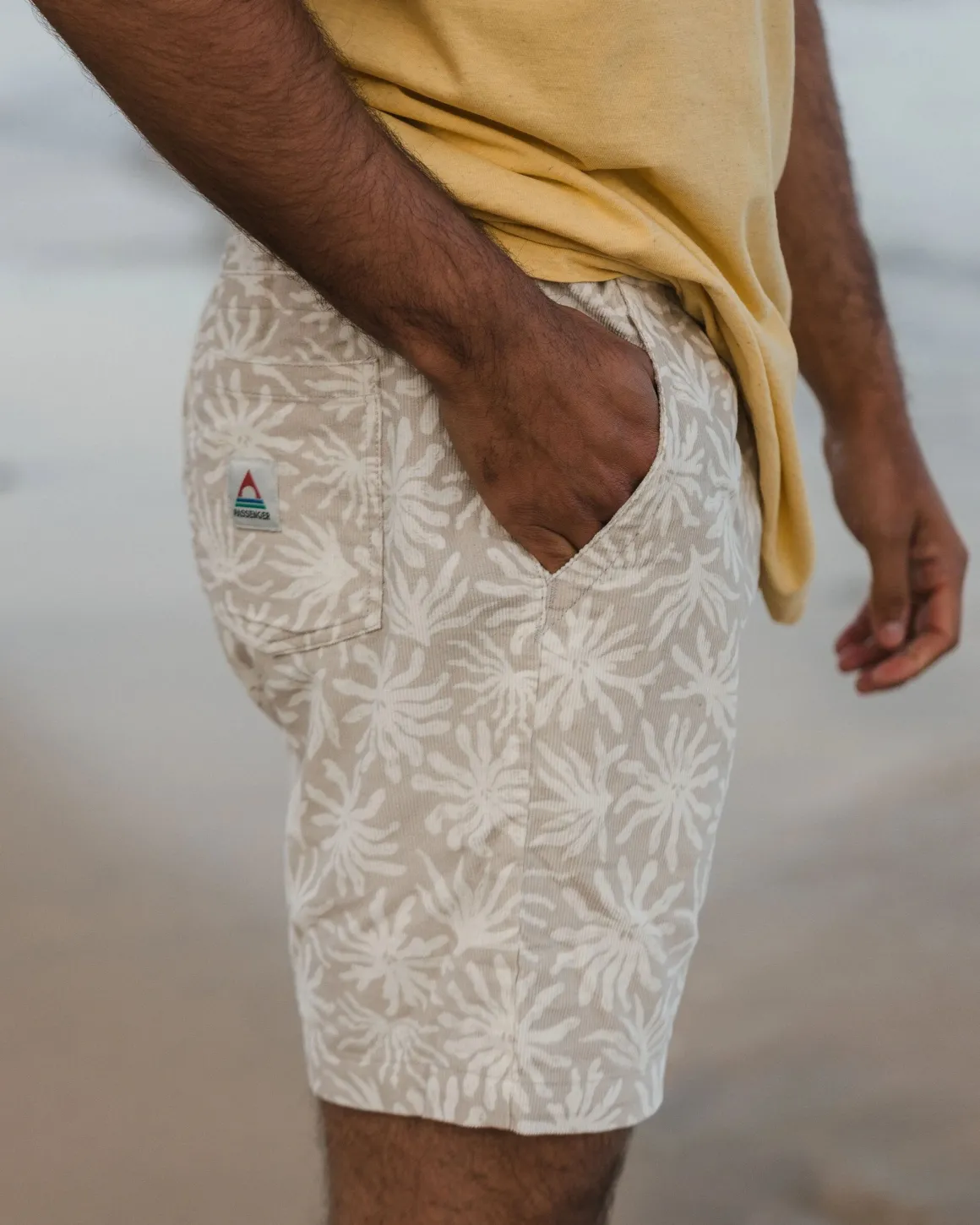 Drifter Cord Shorts - Seaweed Pebble Gray