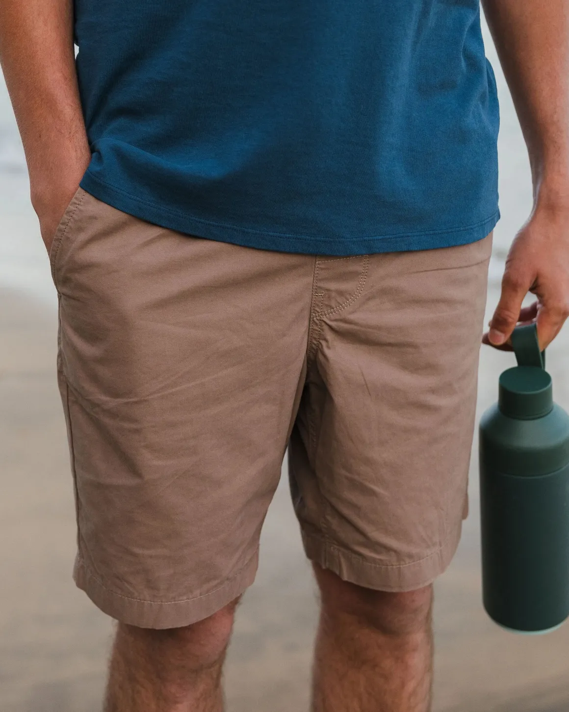 Drifter Organic Twill Shorts - Taupe