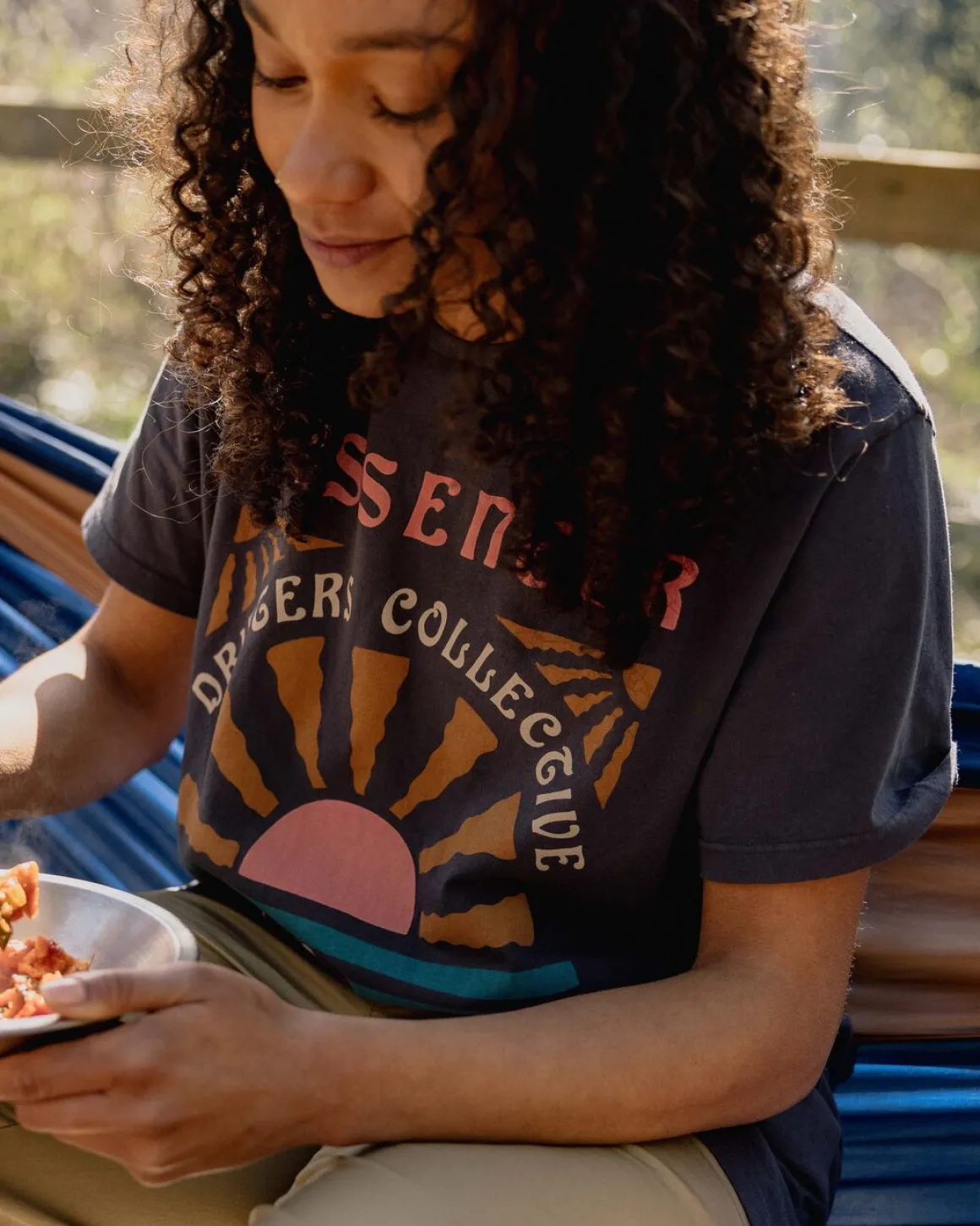 Drifters Oversized Recycled Cotton T-Shirt - Charcoal