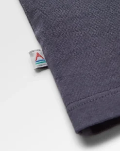 Drifters Oversized Recycled Cotton T-Shirt - Charcoal