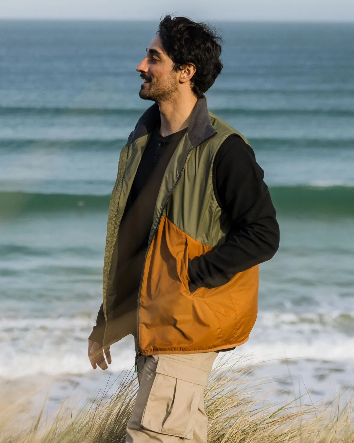 Dusk Recycled Insulated Vest - Dusty Olive
