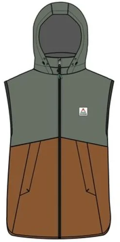 Dusk Recycled Insulated Vest - Dusty Olive