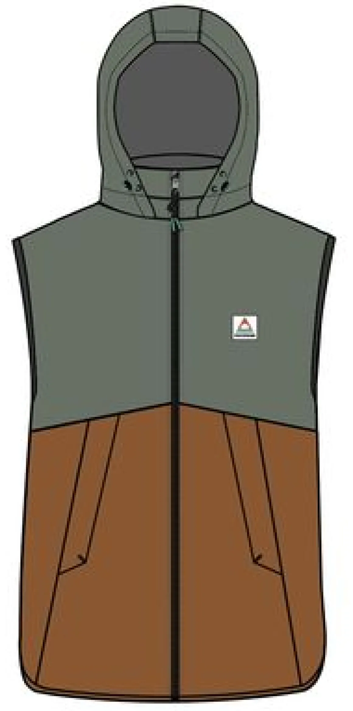 Dusk Recycled Insulated Vest - Dusty Olive
