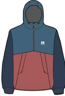 Dusk Recycled Insulated Anorak - Blue Steel