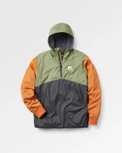 Dusk Recycled Insulated Pullover - Dusty Olive