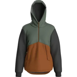 Dusk Recycled Insulated Pullover - Dusty Olive
