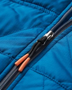 Dylan Recycled Insulated Full Zip Jacket - Tidal Blue