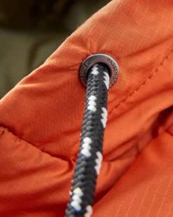 Dylan Recycled Insulated Full Zip Jacket - Burnt Orange