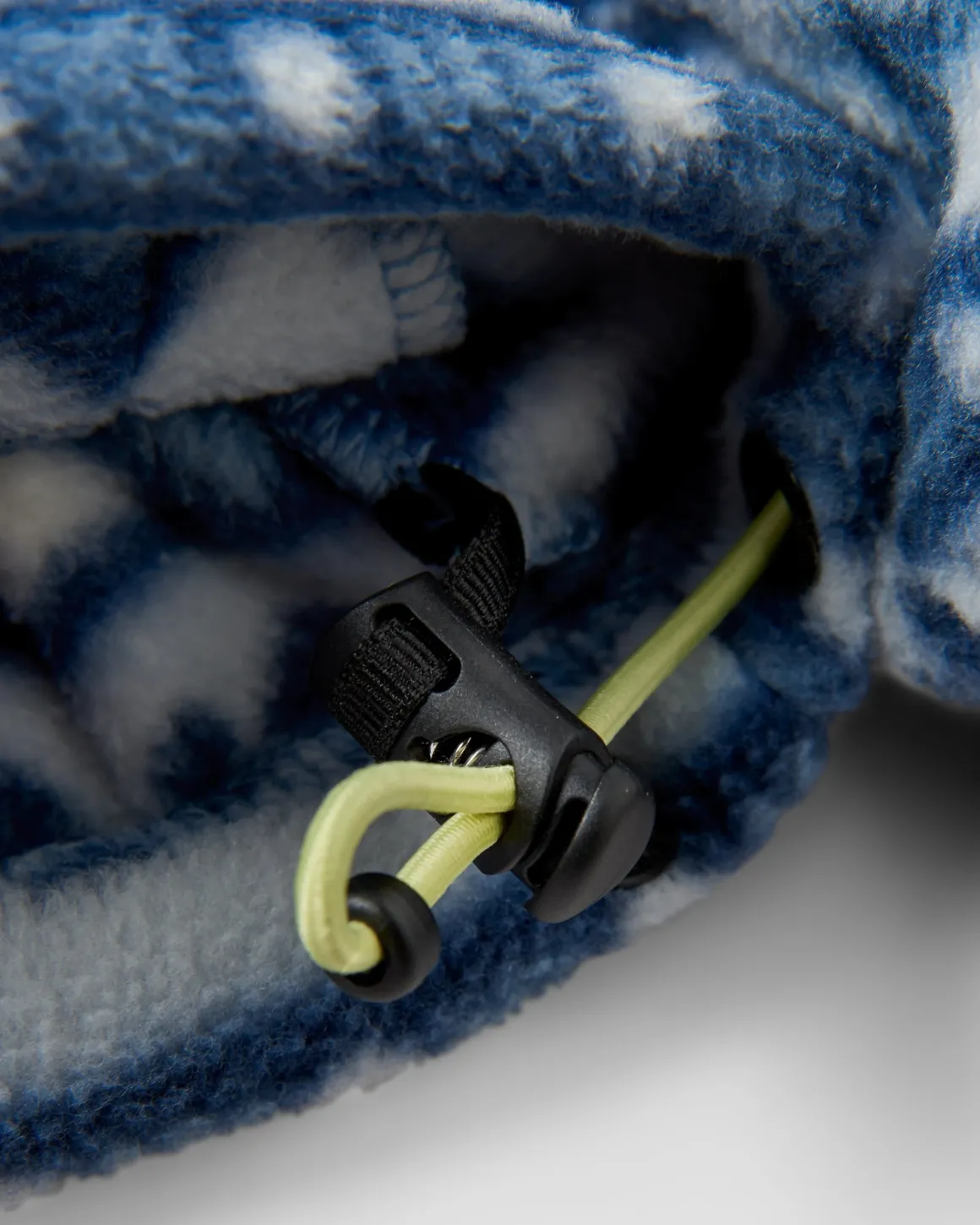 Ebb Recycled Polar Fleece - Mountain Geo Gray Blue