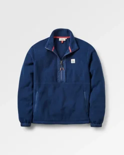 Ebb Recycled Polar Fleece - Rich Navy