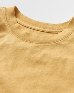 Elbio Recycled Relaxed Fit T-Shirt - Mustard Gold