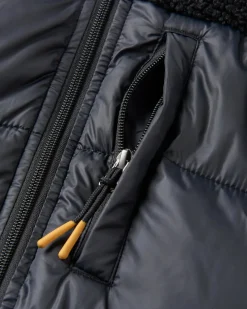 Elowen Hooded Recycled Insulated Jacket - Black