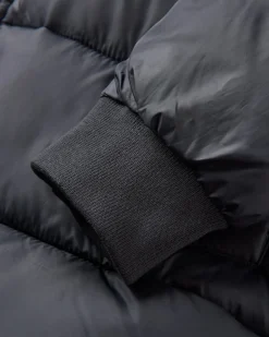 Elowen Hooded Recycled Insulated Jacket - Black