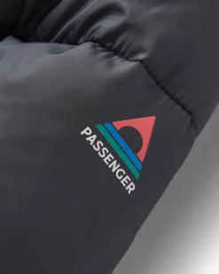 Elowen Hooded Recycled Insulated Jacket - Black