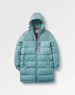 Elowen Hooded Recycled Insulated Jacket - Arctic