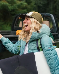 Elowen Hooded Recycled Insulated Jacket - Arctic