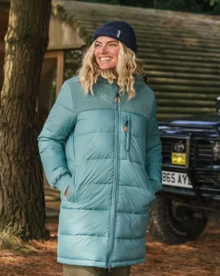 Elowen Hooded Recycled Insulated Jacket - Arctic