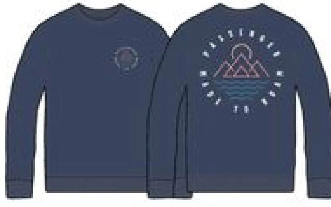 Escapism Long Sleeve Sweatshirt - Dark Denim