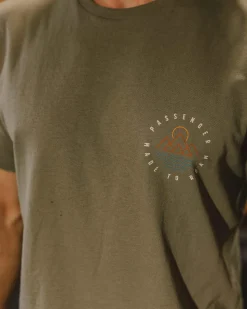 Escapism Recycled Cotton T-Shirt - Dusty Olive