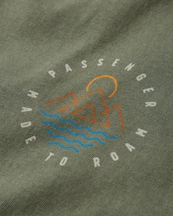 Escapism Recycled Cotton T-Shirt - Dusty Olive