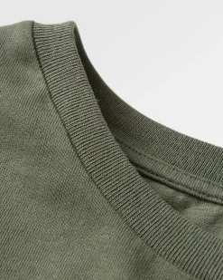 Escapism Recycled Cotton T-Shirt - Dusty Olive