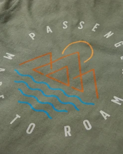 Escapism Recycled Cotton T-Shirt - Dusty Olive