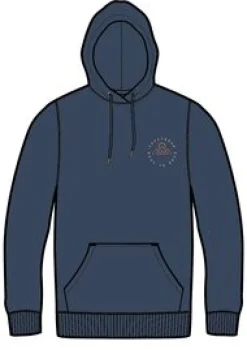 Escapism Recycled Cotton Hoodie - Dark Denim