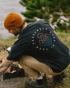 Escapism Recycled Cotton T-Shirt - Black