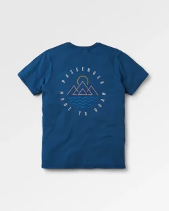 Escapism Recycled Cotton T-Shirt - Dark Denim