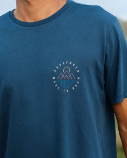 Escapism Recycled Cotton T-Shirt - Dark Denim