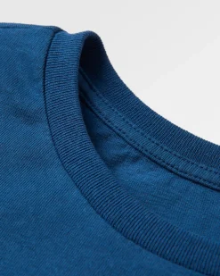 Escapism Recycled Cotton T-Shirt - Dark Denim