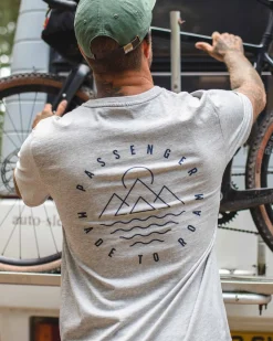 Escapism Recycled Cotton T-Shirt - Gray Marl