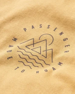 Escapism Recycled Cotton T-Shirt - Mustard Gold