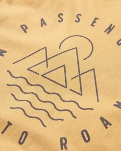 Escapism Recycled Cotton T-Shirt - Mustard Gold