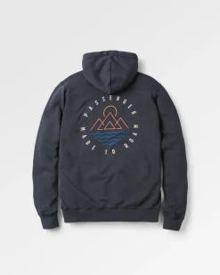 Escapism Recycled Cotton Hoodie - Black