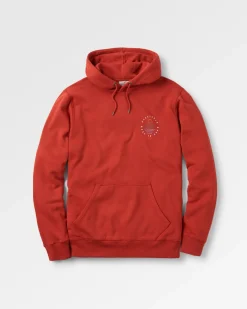 Escapism Recycled Cotton Hoodie - Red Ochre