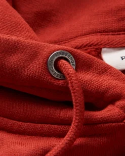 Escapism Recycled Cotton Hoodie - Red Ochre