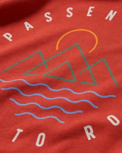 Escapism Recycled Cotton Hoodie - Red Ochre