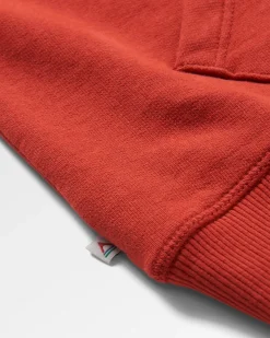 Escapism Recycled Cotton Hoodie - Red Ochre