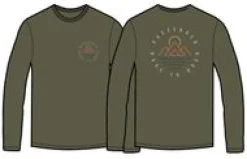 Escapism Recycled Long Sleeve T-Shirt - Dusty Olive