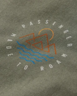 Escapism Recycled Long Sleeve T-Shirt - Dusty Olive