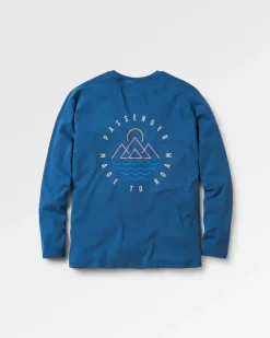 Escapism Recycled Long Sleeve T-Shirt - Dark Denim