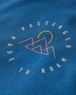 Escapism Recycled Long Sleeve T-Shirt - Dark Denim