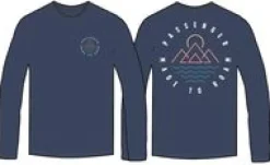 Escapism Recycled Long Sleeve T-Shirt - Dark Denim