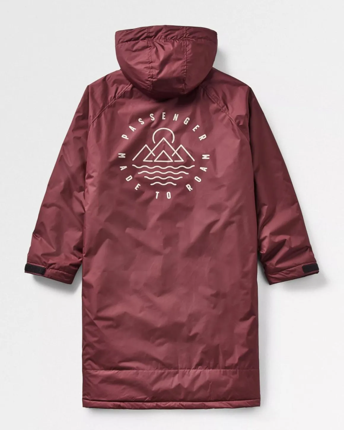 Escapism Recycled Sherpa Lined Changing Robe - Windsor Wine