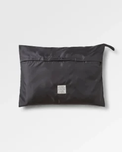 Escapism Recycled Towel Lined Changing Robe - Black